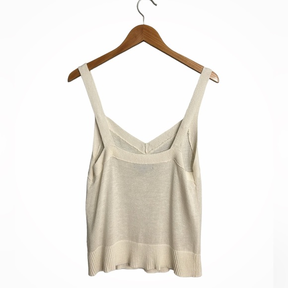 Banana Republic Ivory Knitted Tank - Picture 2 of 2